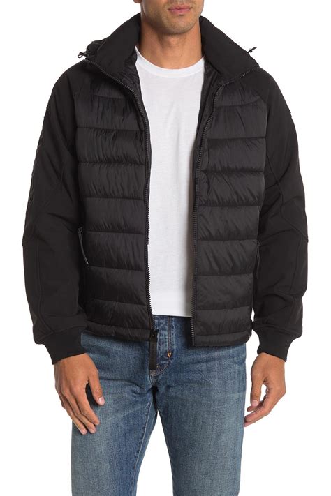 michael kors zip-front hooded jacket mens